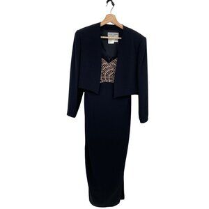 Daymor Couture by C. Mercedes Ferreira Formal Maxi Gown 3 Piece Womens Size 8